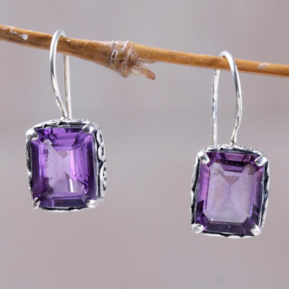 Imagine Amethyst & Sterling Silver Earrings