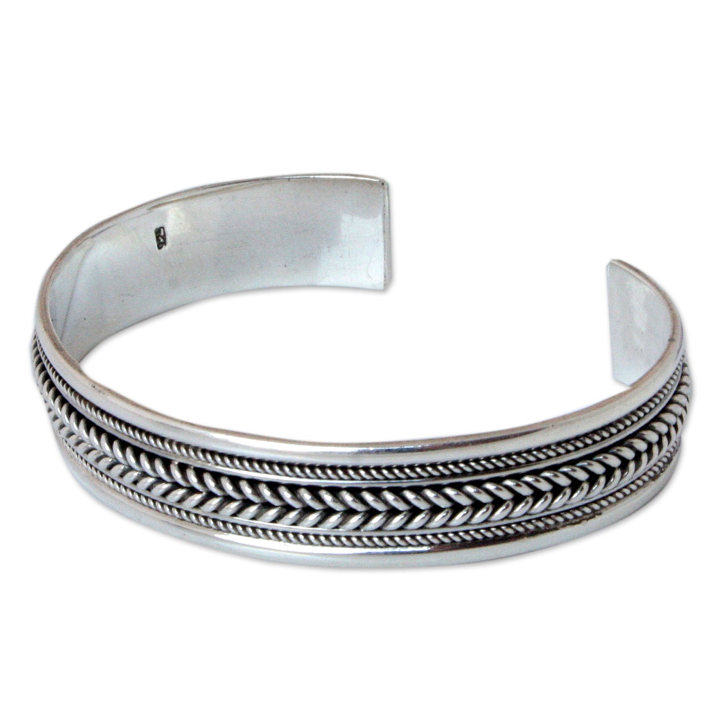 Lanna Illusions Sterling Silver Cuff Bracelet