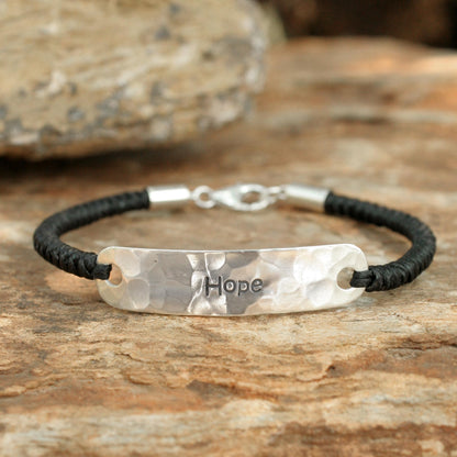 Spirit of Hope Silver Pendant Bracelet