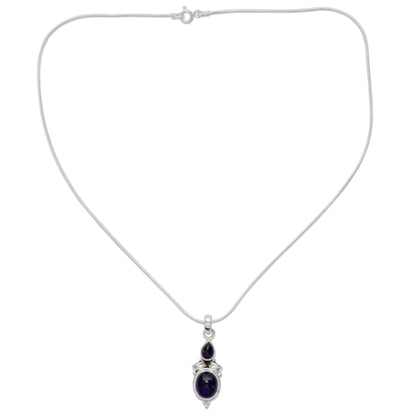 Mumbai Lilac Amethyst pendant necklace