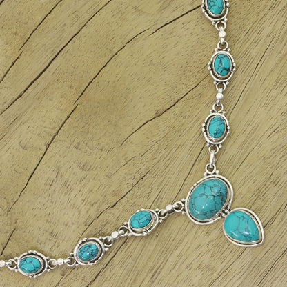 Sky Dream Sterling Silver Y-necklace from Blue Stone Jewelry