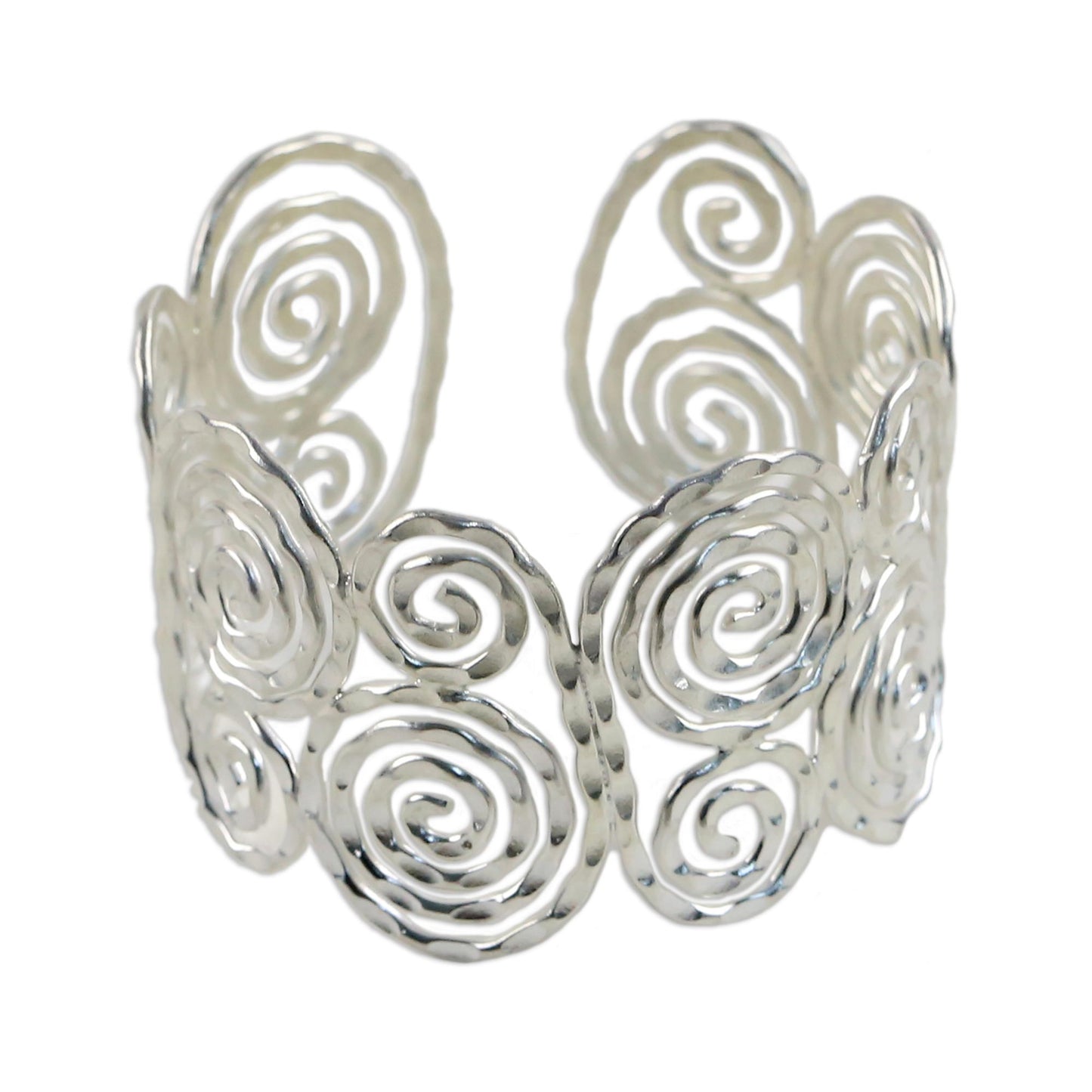 Tribal Universe Thai Sterling Silver Cuff Bracelet