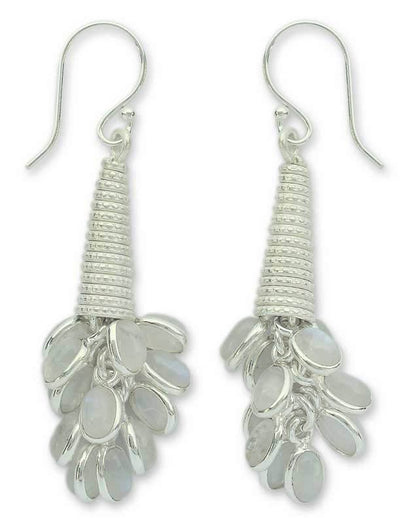 Bouquet of Love Moonstone Earrings