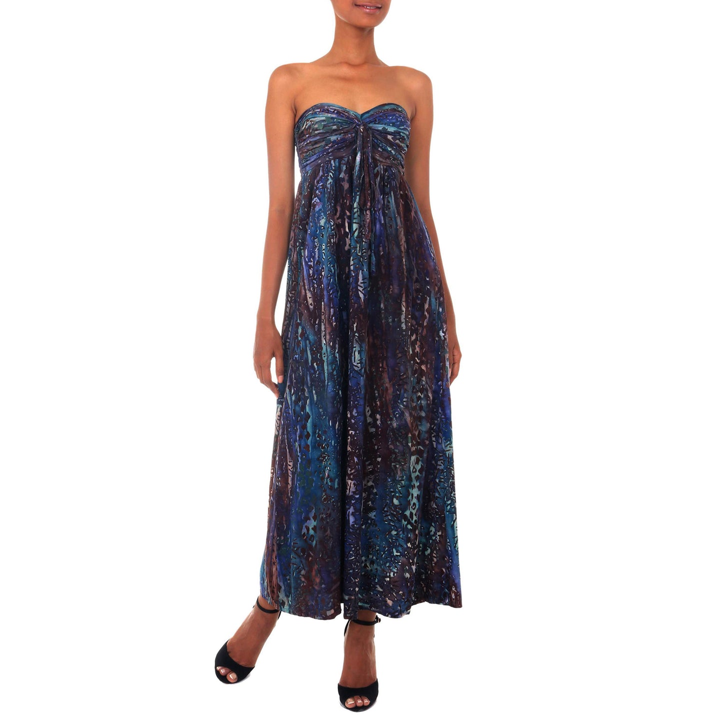 Bali Empress Multicolor Batik Dress