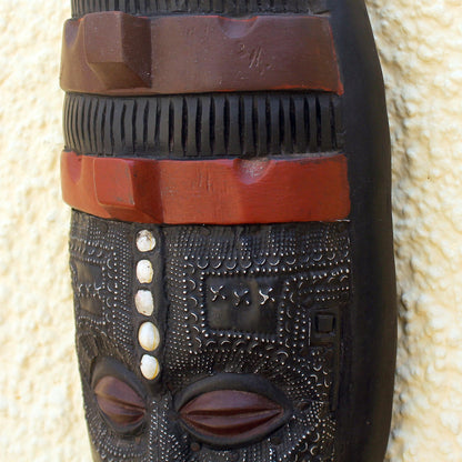 Akan Blessing African wood mask