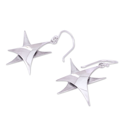 Stars over Taxco Silver Earrings