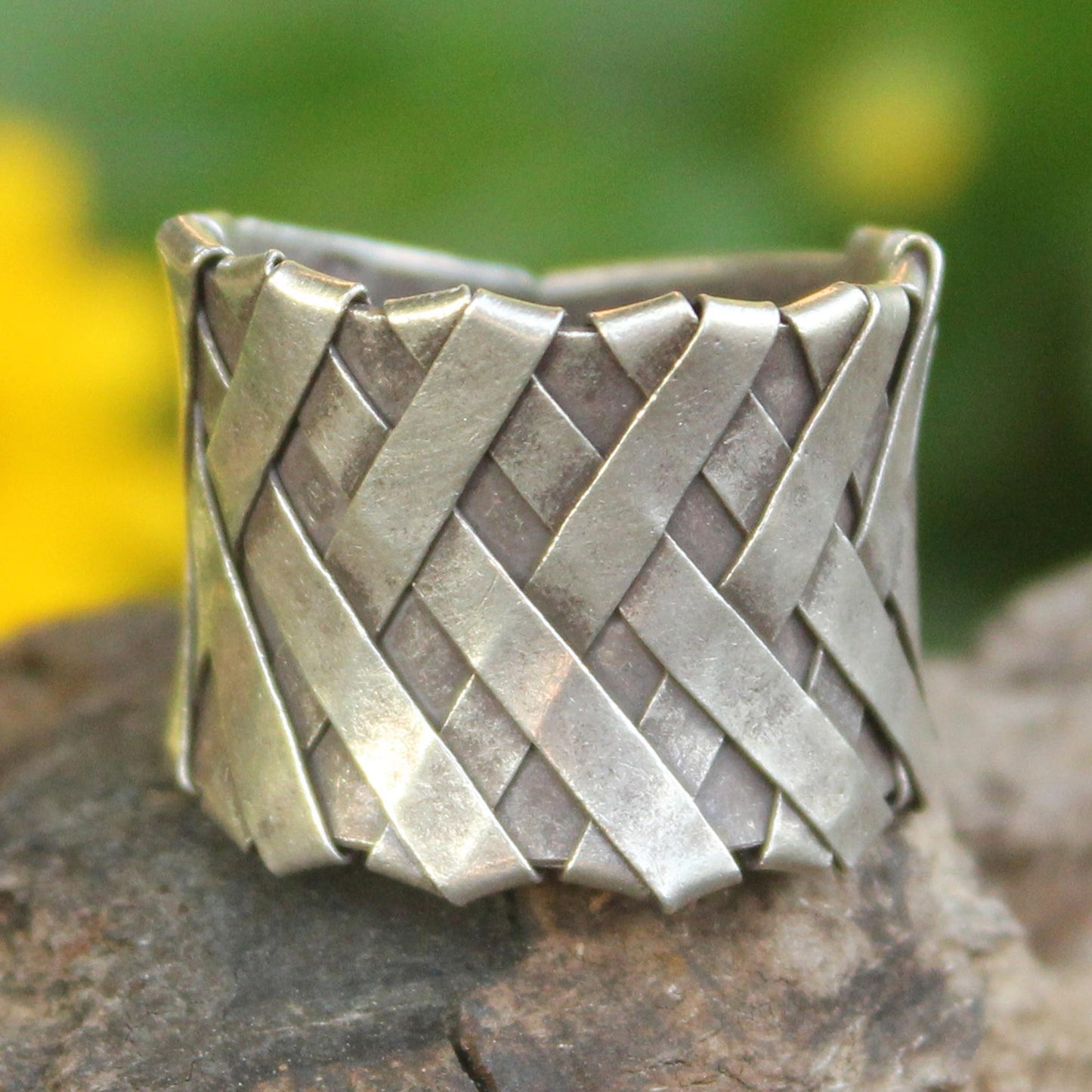 Mae Ping Hug Sterling Silver Band Ring