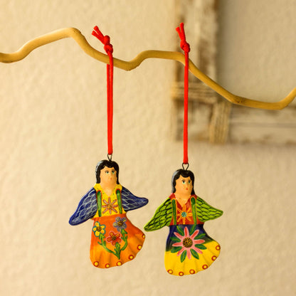 Happy Angels Decorative Ceramic Ornaments