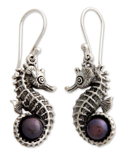 Sea Horse Legend Sterling Silver Earrings