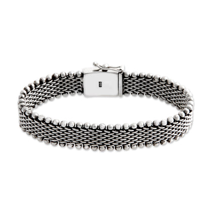 The Hero Men's Sterling Silver Bracelet