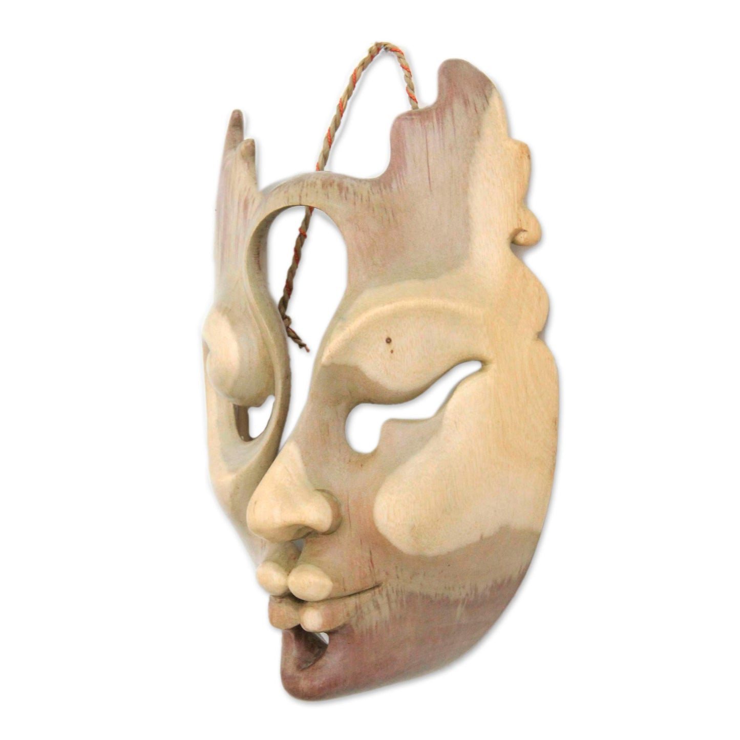 The Collaboration Decorative Hibiscus Wood Mask