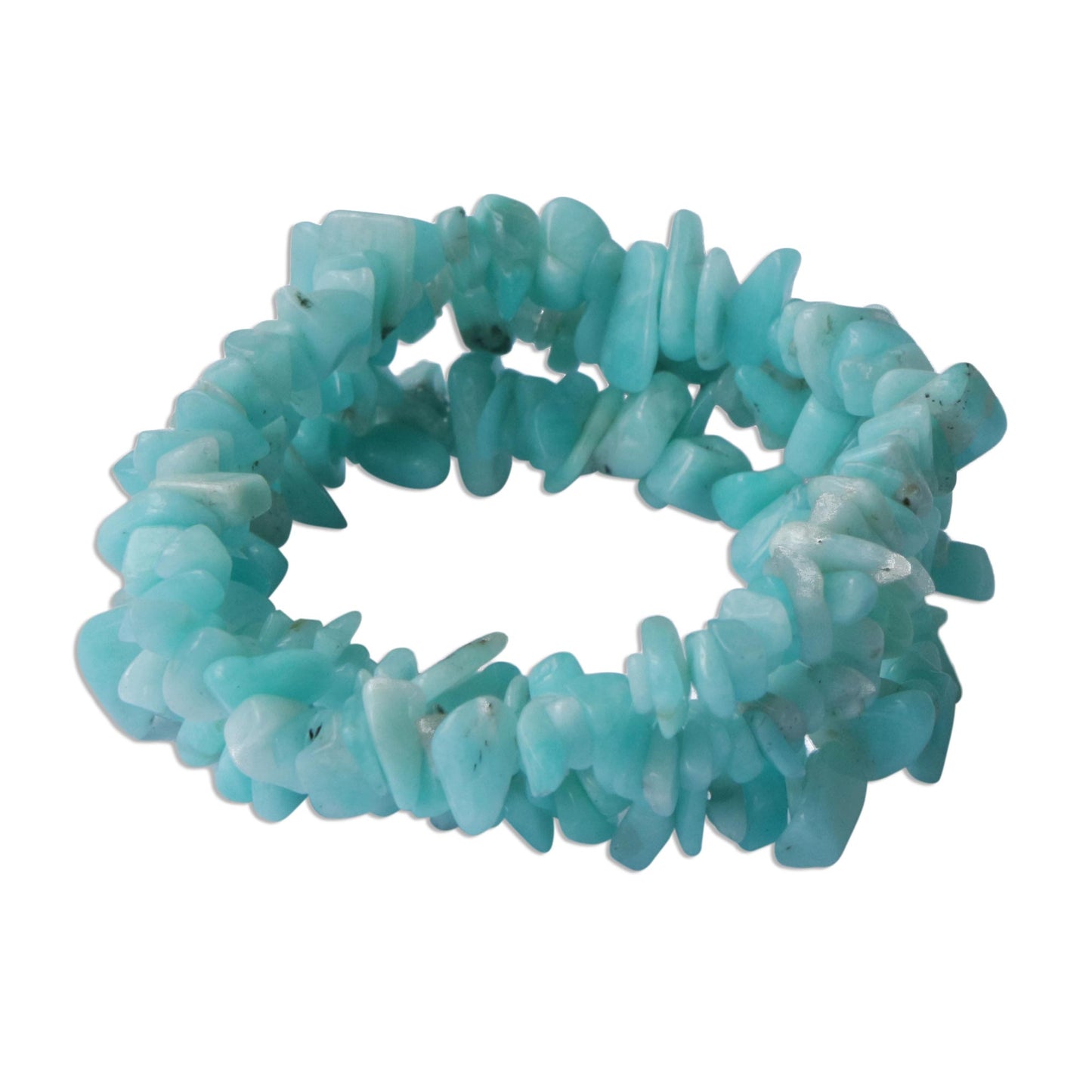 Wonders Handcrafted Beaded Amazonite Bracelets (Set of 3)