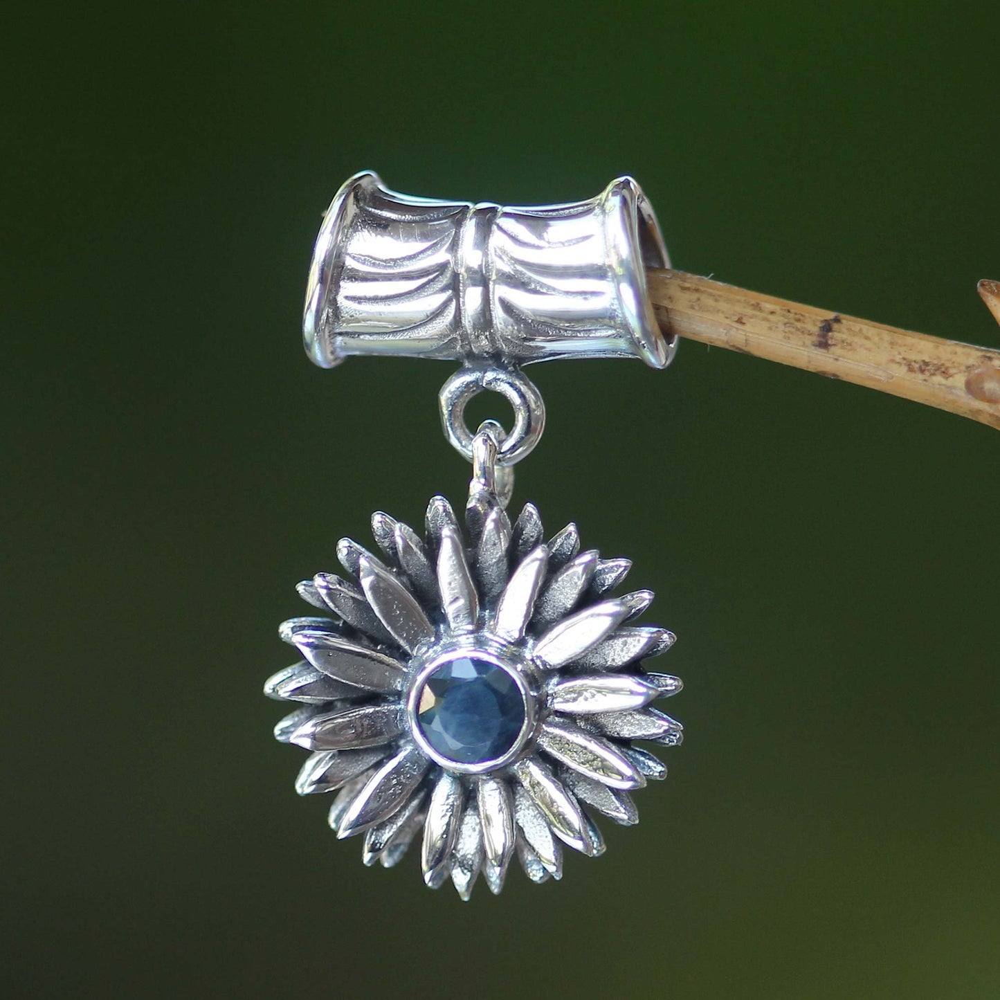 Sapphire Aster Pendant