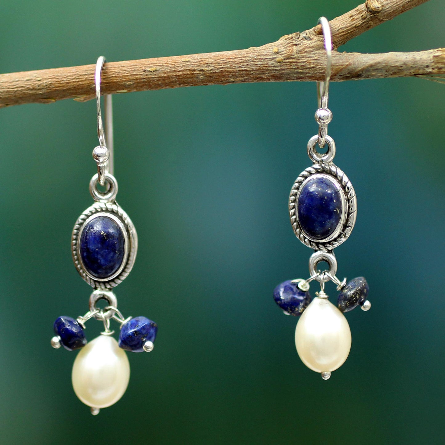 Sita's Splendor Sterling Silver Earrings