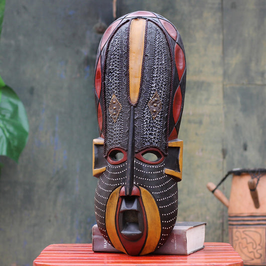 Akan Beauty Hand Made African Wood Mask