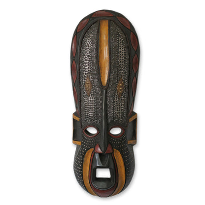 Akan Beauty Hand Made African Wood Mask