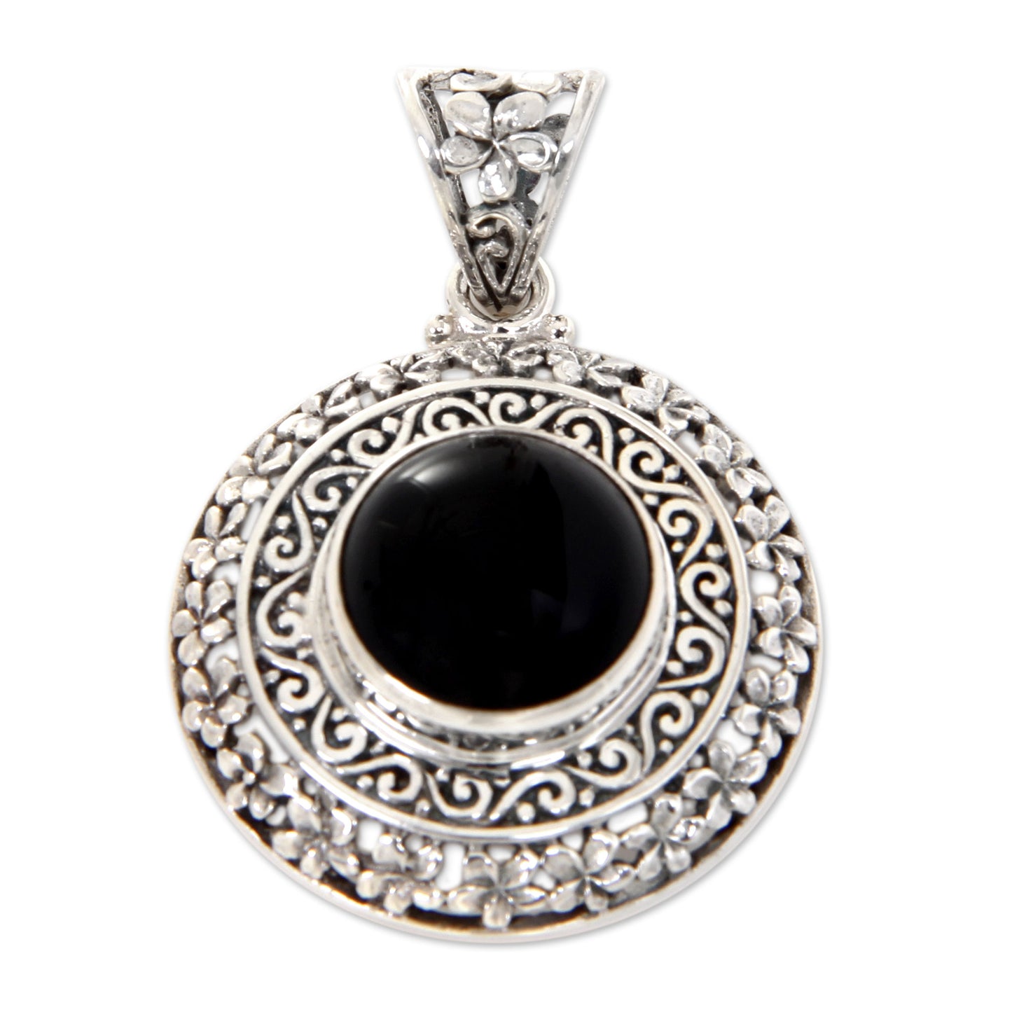 Frangipani Secrets Onyx Individual Pendant