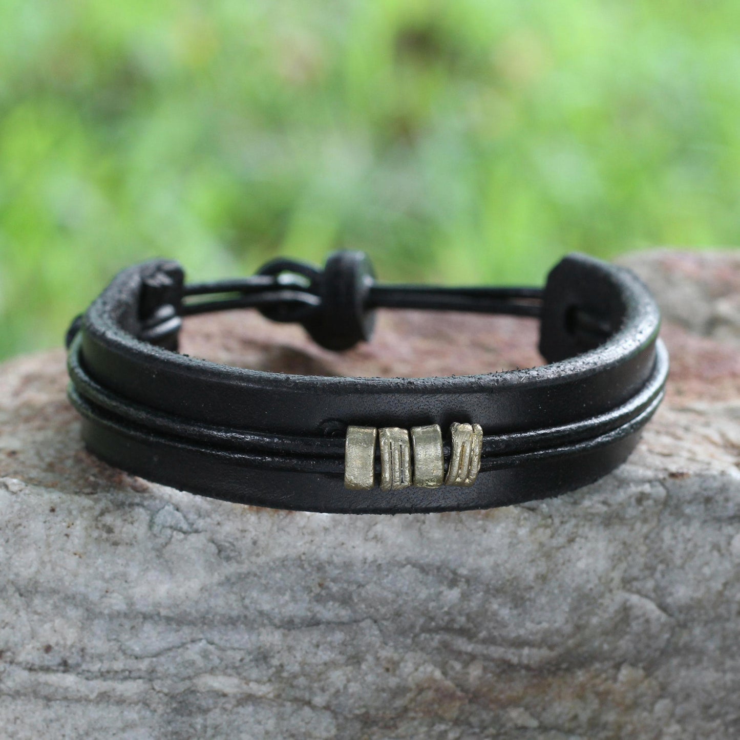 Stand Together in Black Men's Bracelet