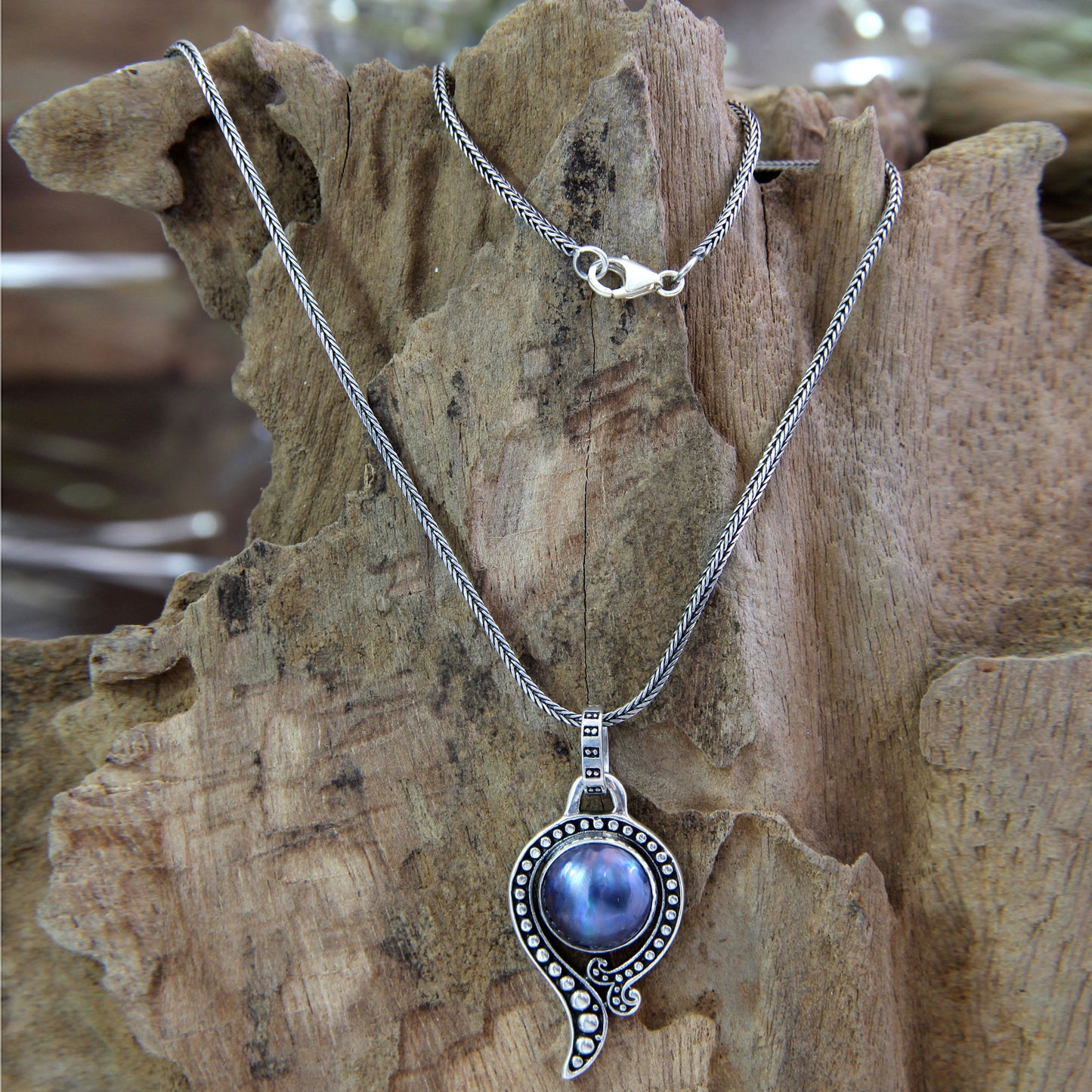 Sky Catcher Sterling Silver Necklace