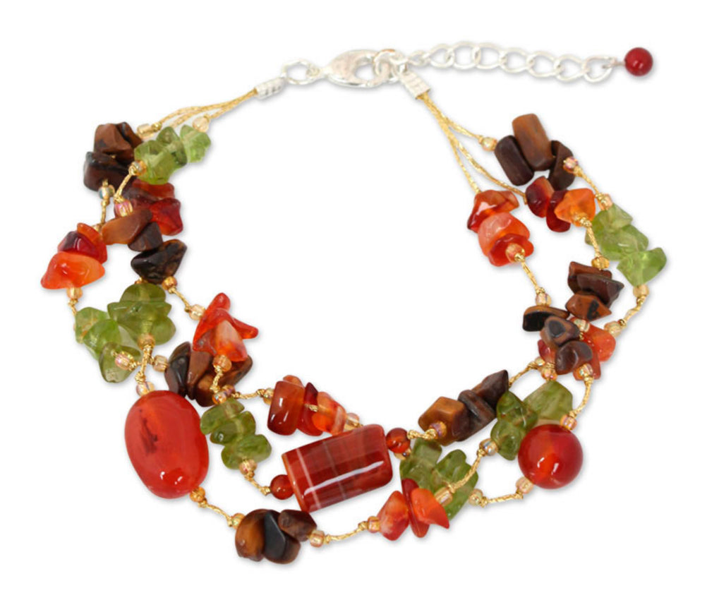 Exciting Times Multi-Gem Beaded Bracelet