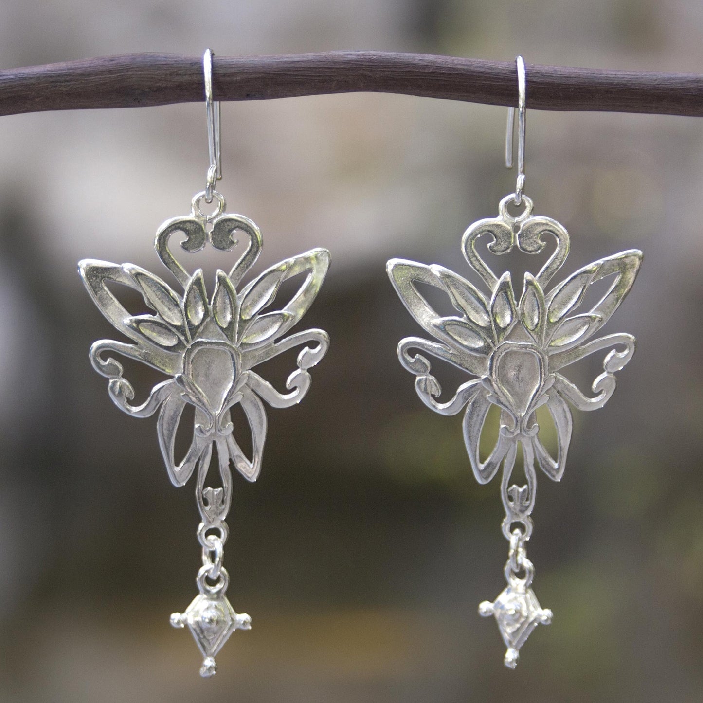 Fairies Sterling Silver Earrings