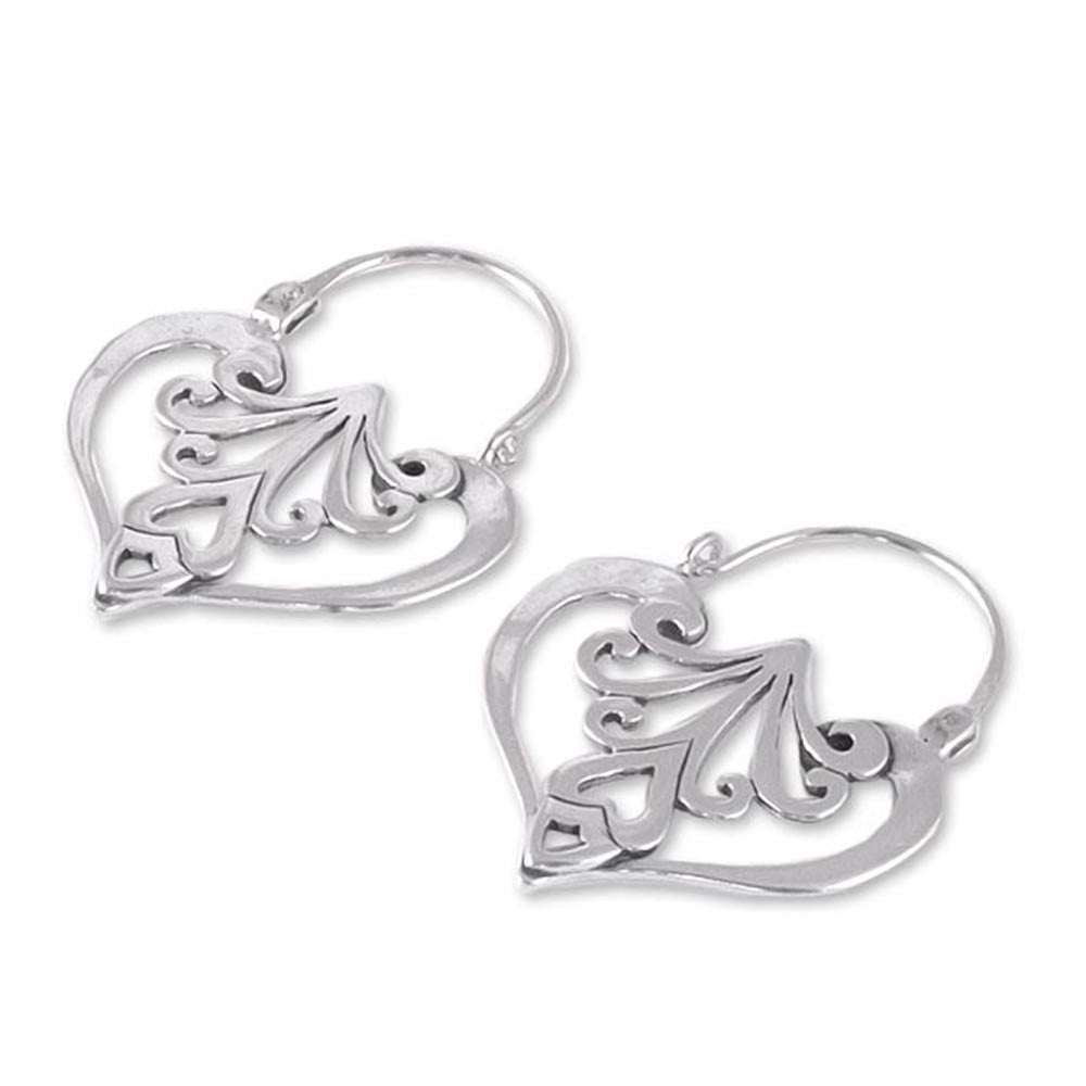 Taxco Romance Sterling Silver Earrings