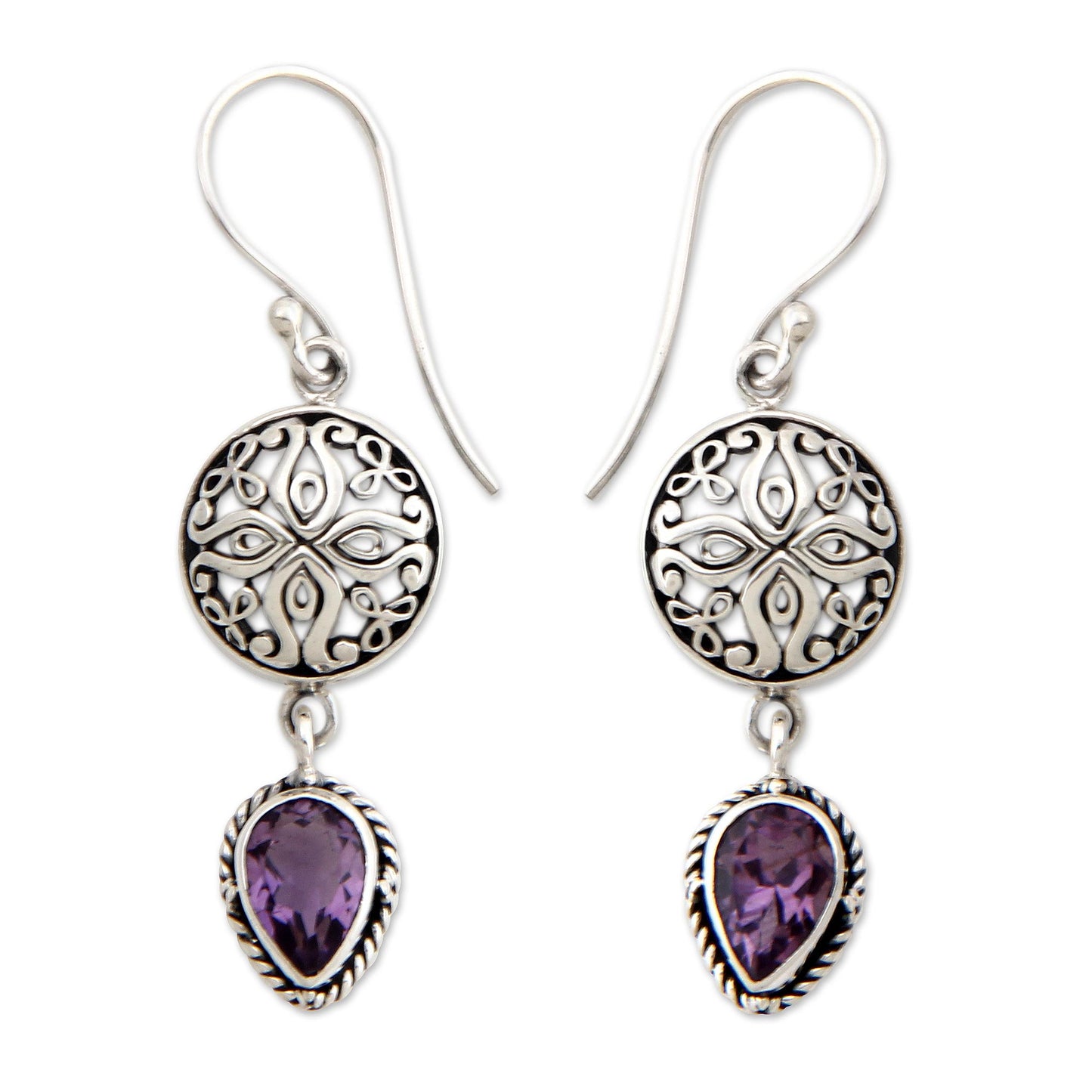 Kintamani Amethyst Earrings