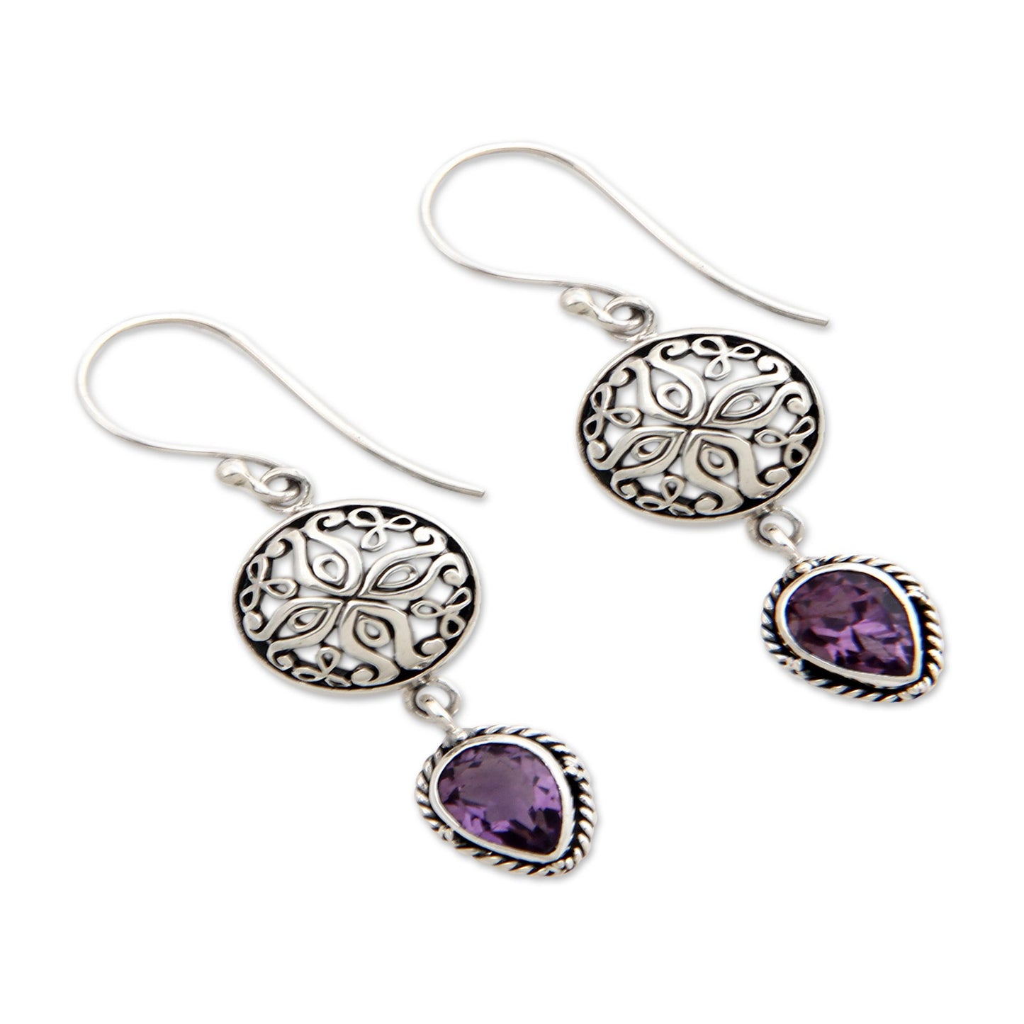 Kintamani Amethyst Earrings