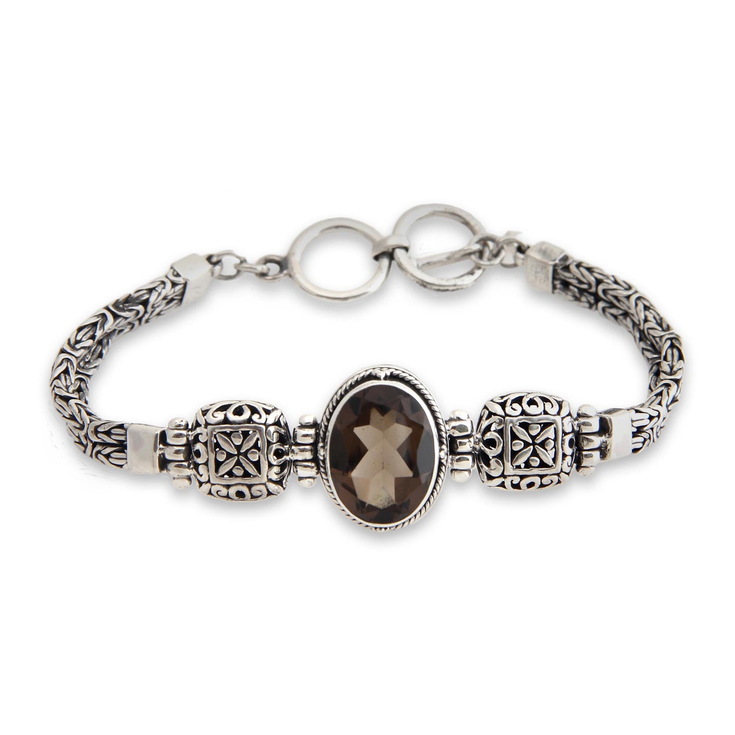 Forever Smoky quartz pendant bracelet