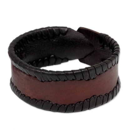 Thai Wrap Men's Leather Bracelet