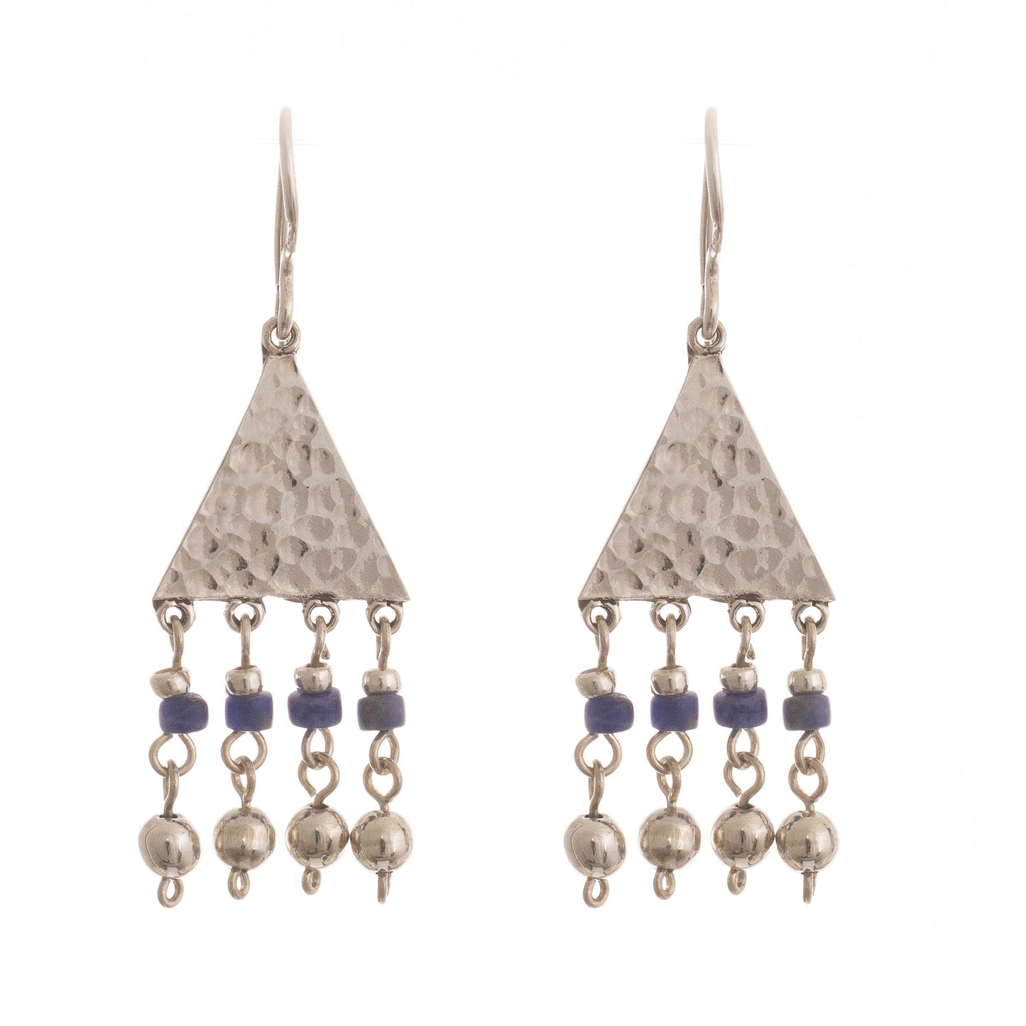 Queen of the Inca Sterling Silver and Sodalite Dangle Earrings