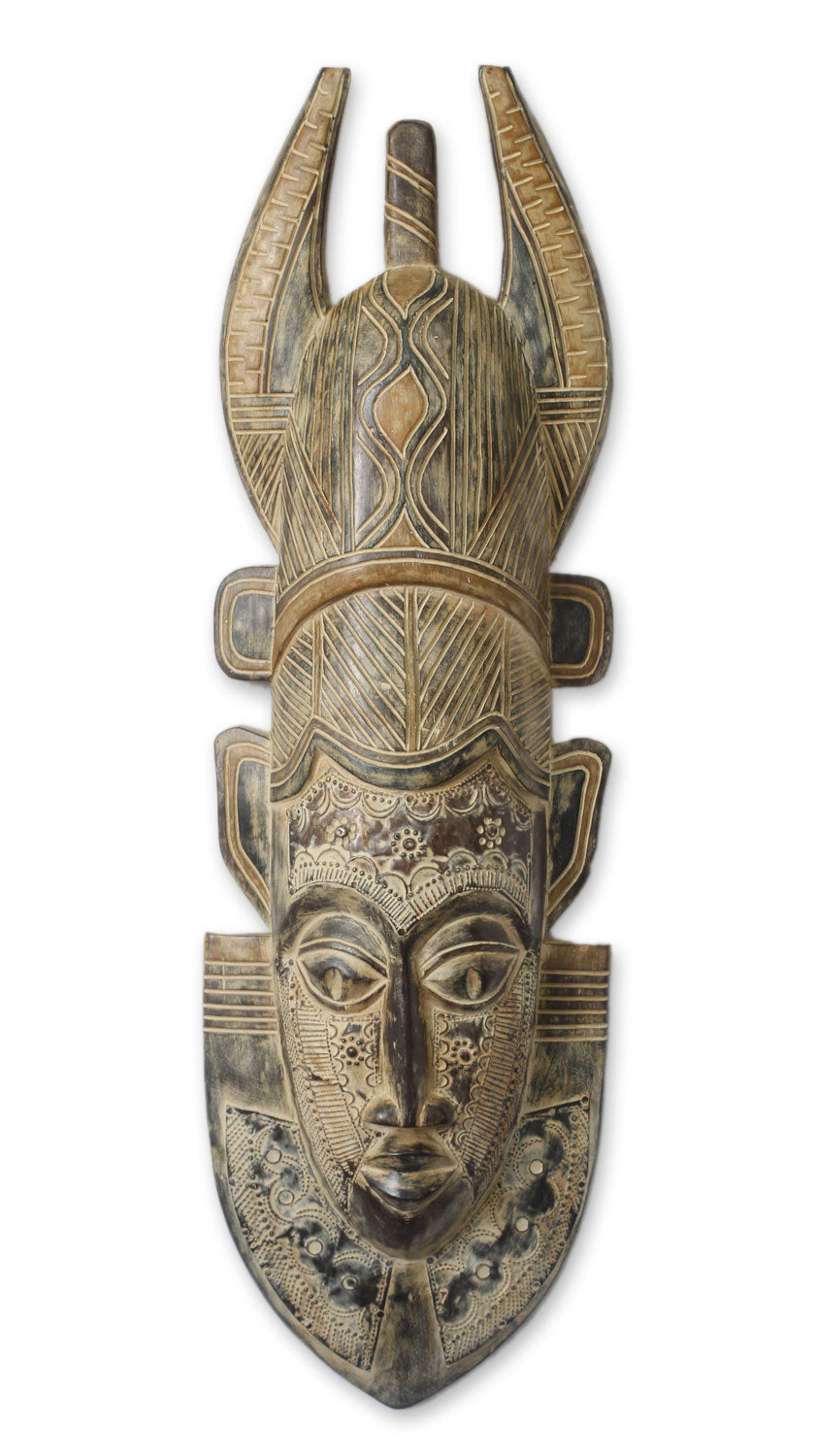 Power African Wood Mask