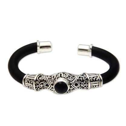 Dark Moon Sterling Silver Bracelet