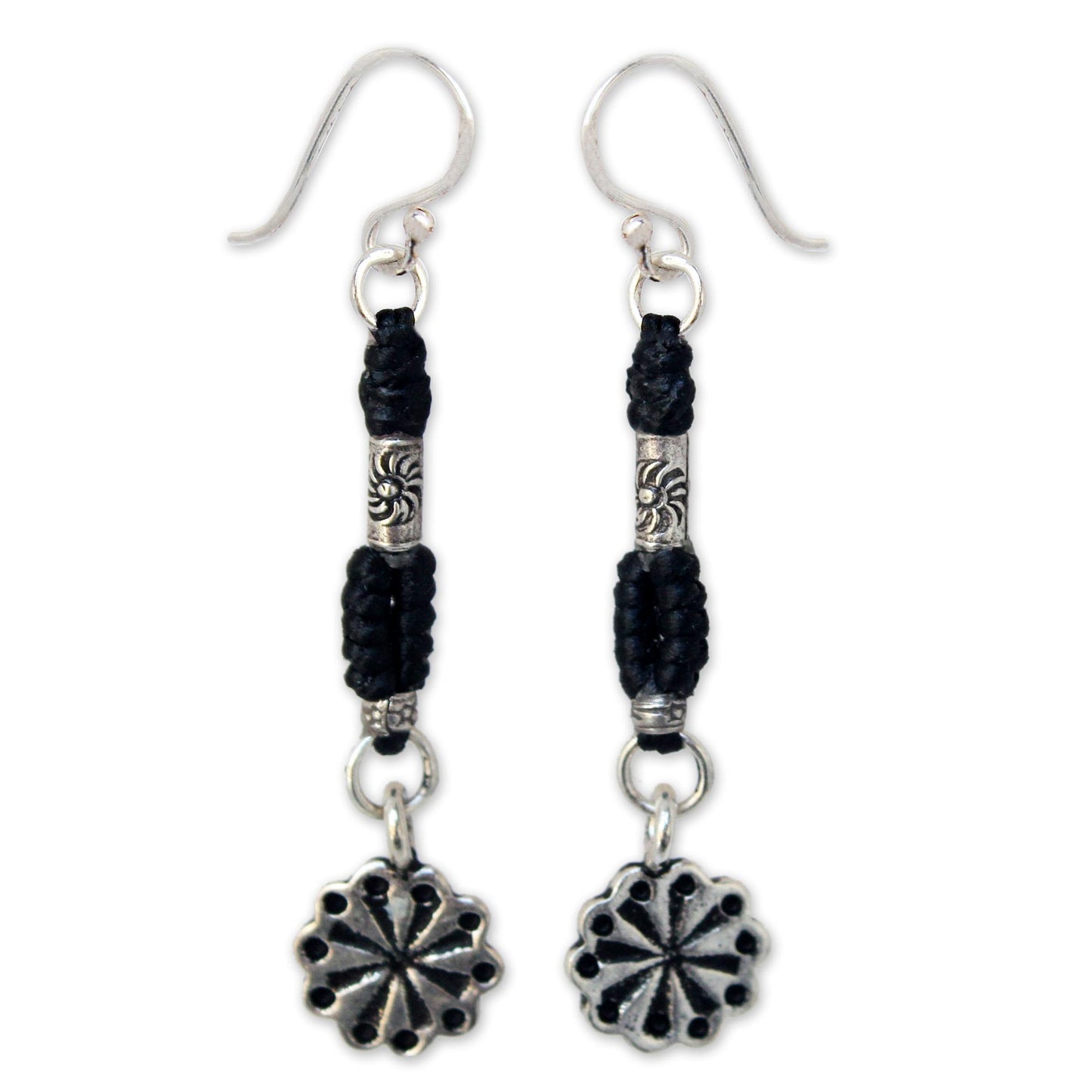 Urban Sparkler Silver dangle earrings