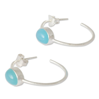 Contemporary Sterling Silver Earrings