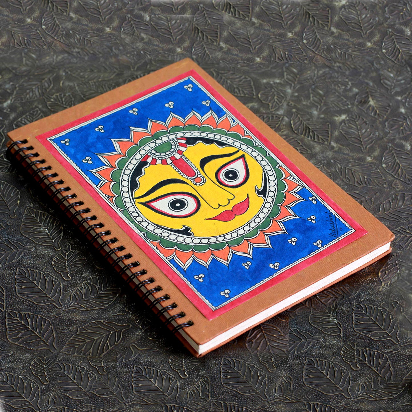 Surya the Sun Handmade Paper Journal Sun and Moon 40 Blank Pages