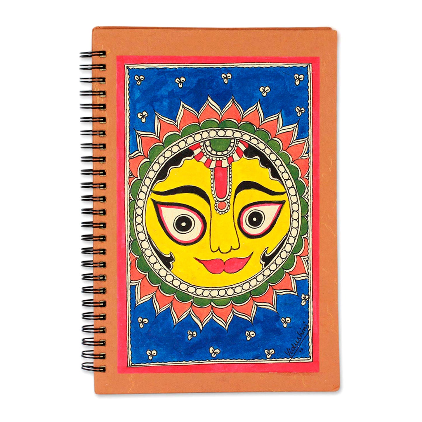 Surya the Sun Handmade Paper Journal Sun and Moon 40 Blank Pages