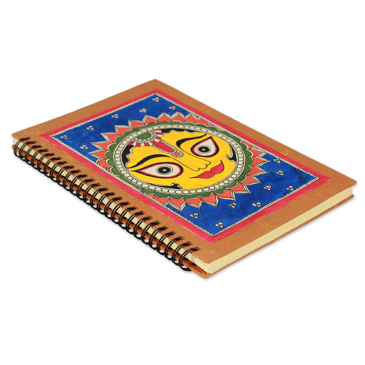 Surya the Sun Handmade Paper Journal Sun and Moon 40 Blank Pages