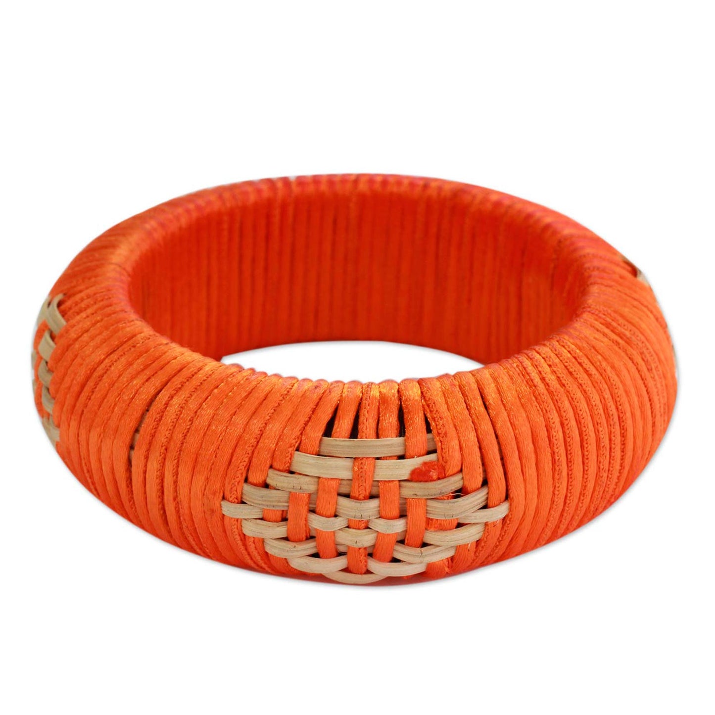 Indian Sun Hand Crafted Natural Fiber Bangle Bracelet