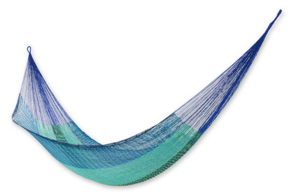 Cool Maya Hand Crafted Cotton Blend Mayan Hammock (Double)