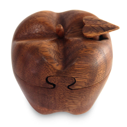 Forbidden Fruit Wooden Puzzle & Jewelry Box