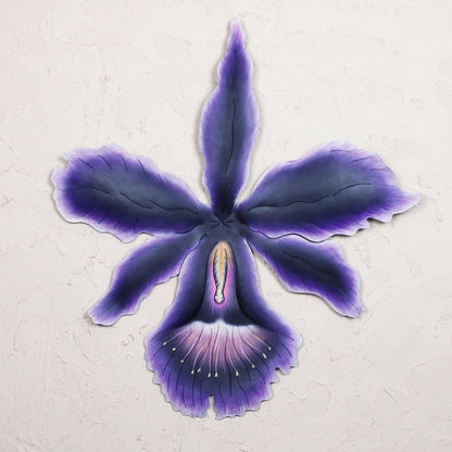 Tropical Orchid Steel wall art