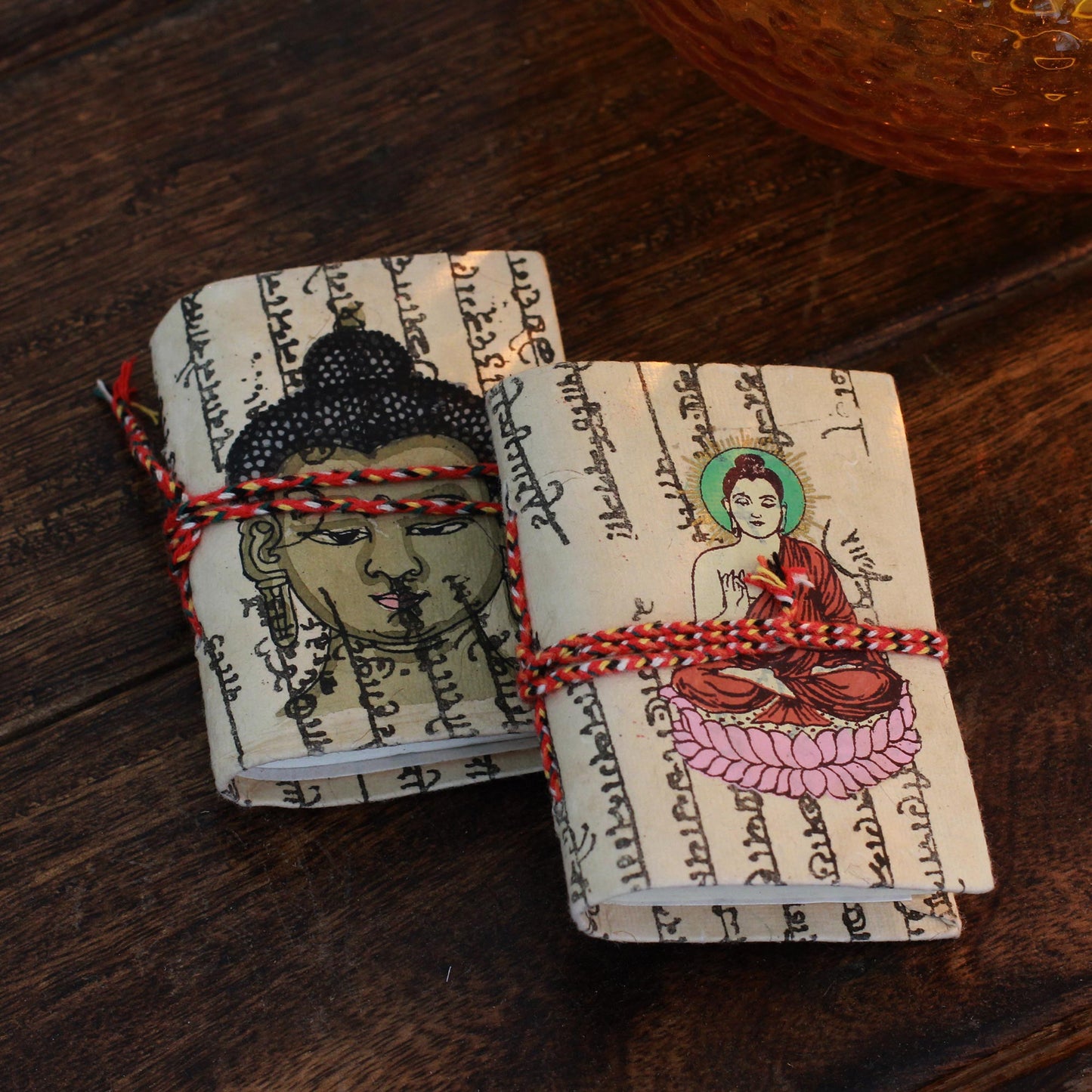 Serenity Handmade paper journals (Pair)