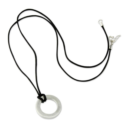 Perfect Circle Men's sterling silver necklace