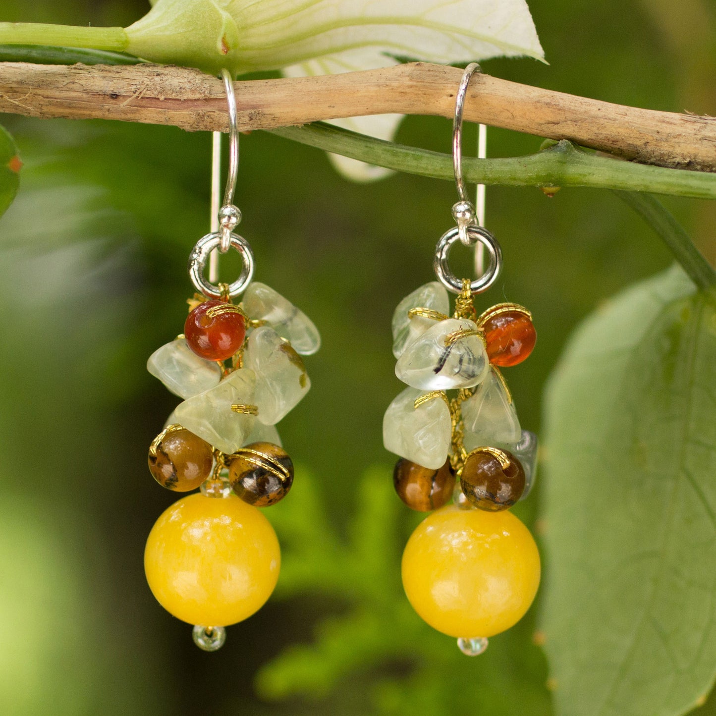 Sweet Sunshine Beaded Earrings