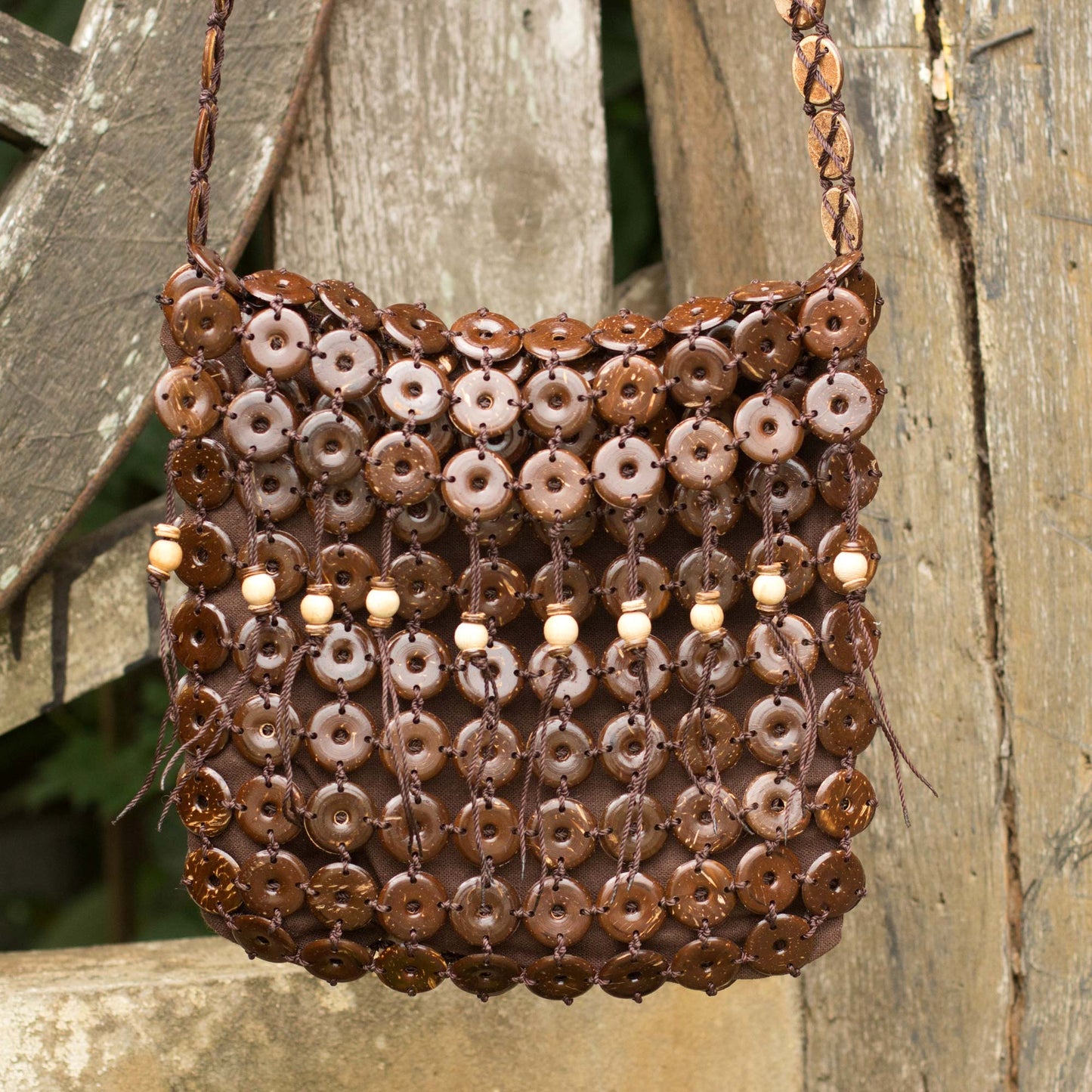 Eco Nature Thai Handmade Coconut Shell Eco Handbag