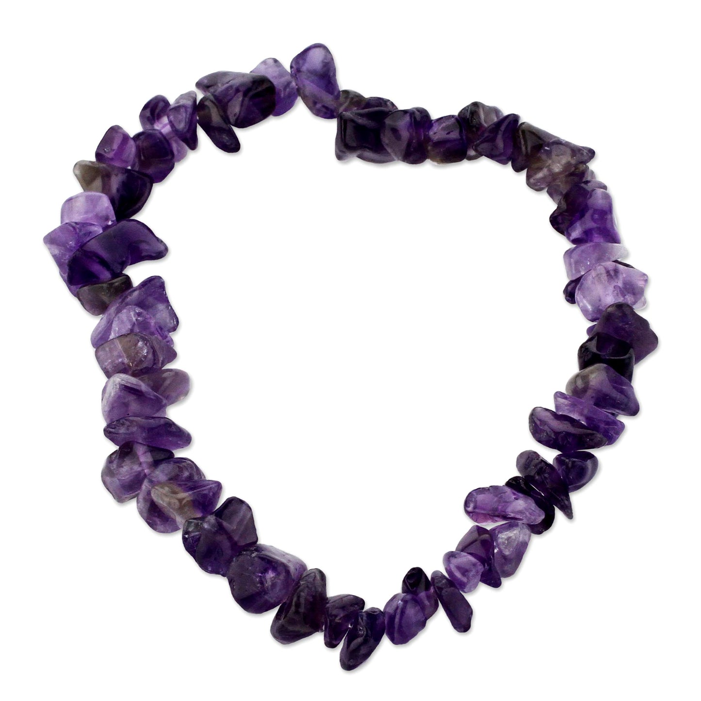 Nature's Wisdom Amethyst Beaded Bracelet