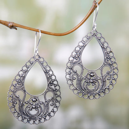 Bali Glam Sterling Silver Earrings