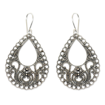 Bali Glam Sterling Silver Earrings