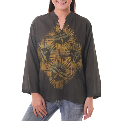 Thai Forest Wind Batik Tunic